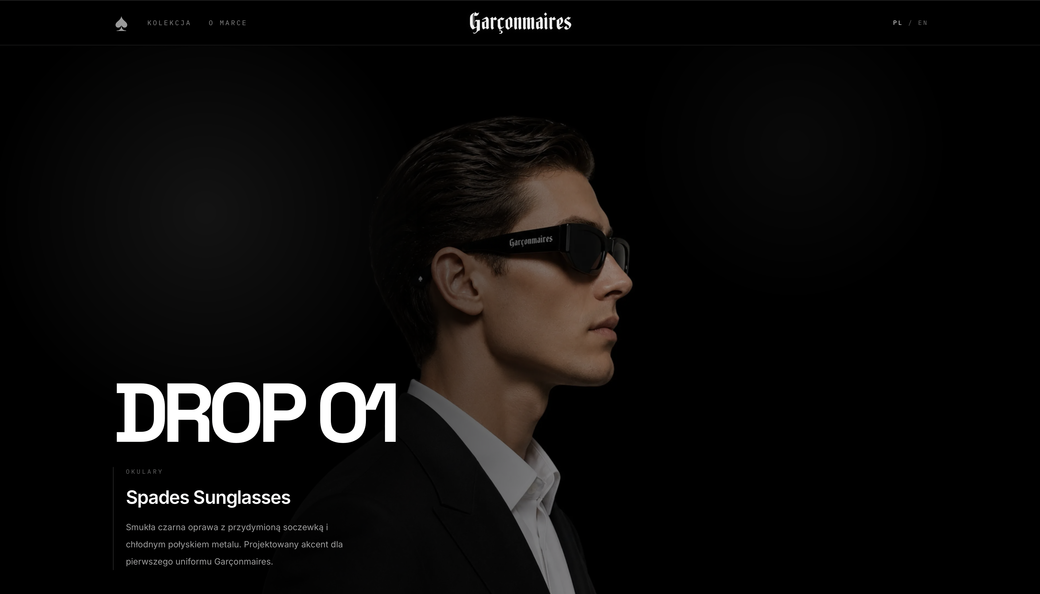 Garçonmaires Drop 01 Spades Sunglasses collection page