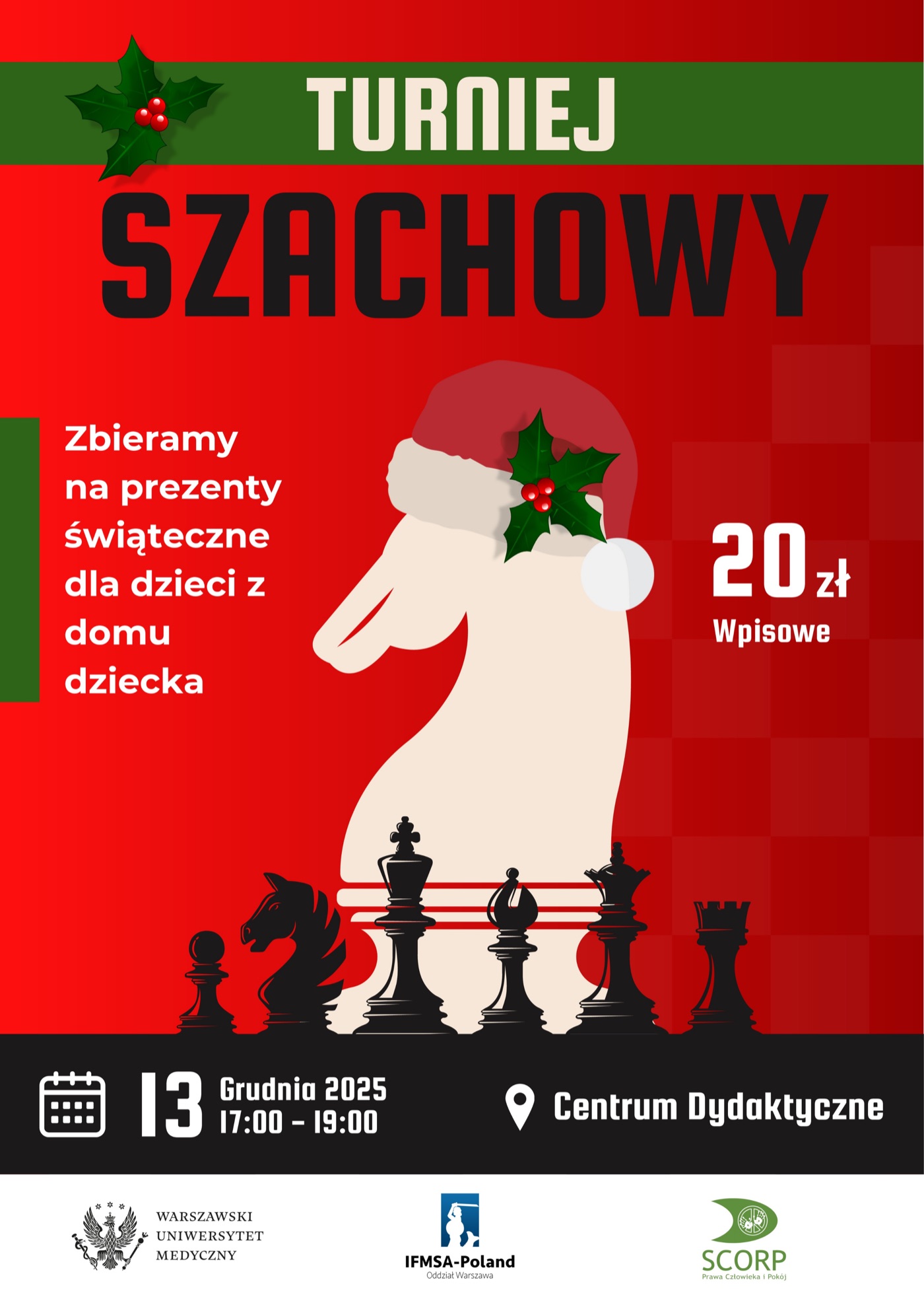 Plakat turnieju szachowego
